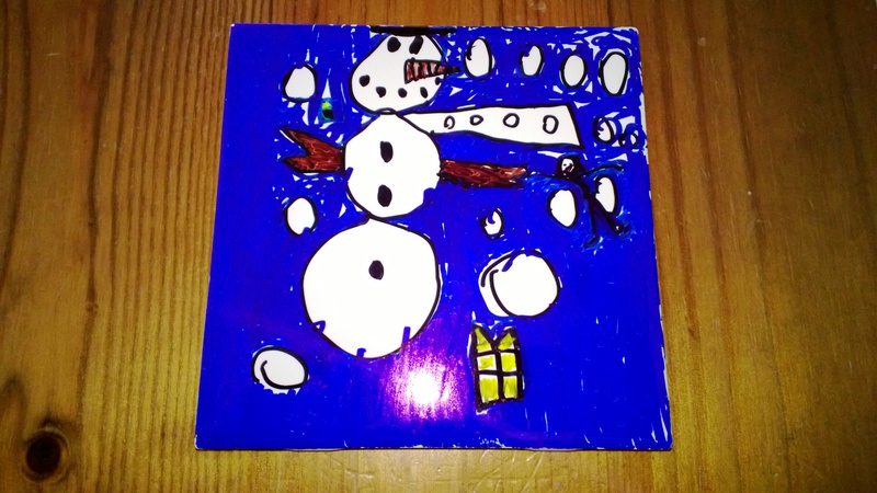  Snowman Tile